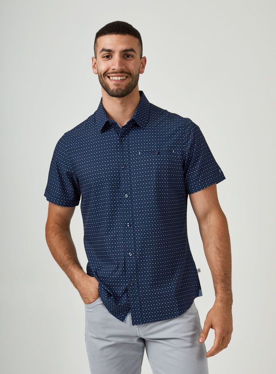 Men 7 Diamonds Short Sleeve | Medina Short Sleeve Shirt