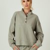 Women 7 Diamonds Pullovers | Restoration Button Pullover