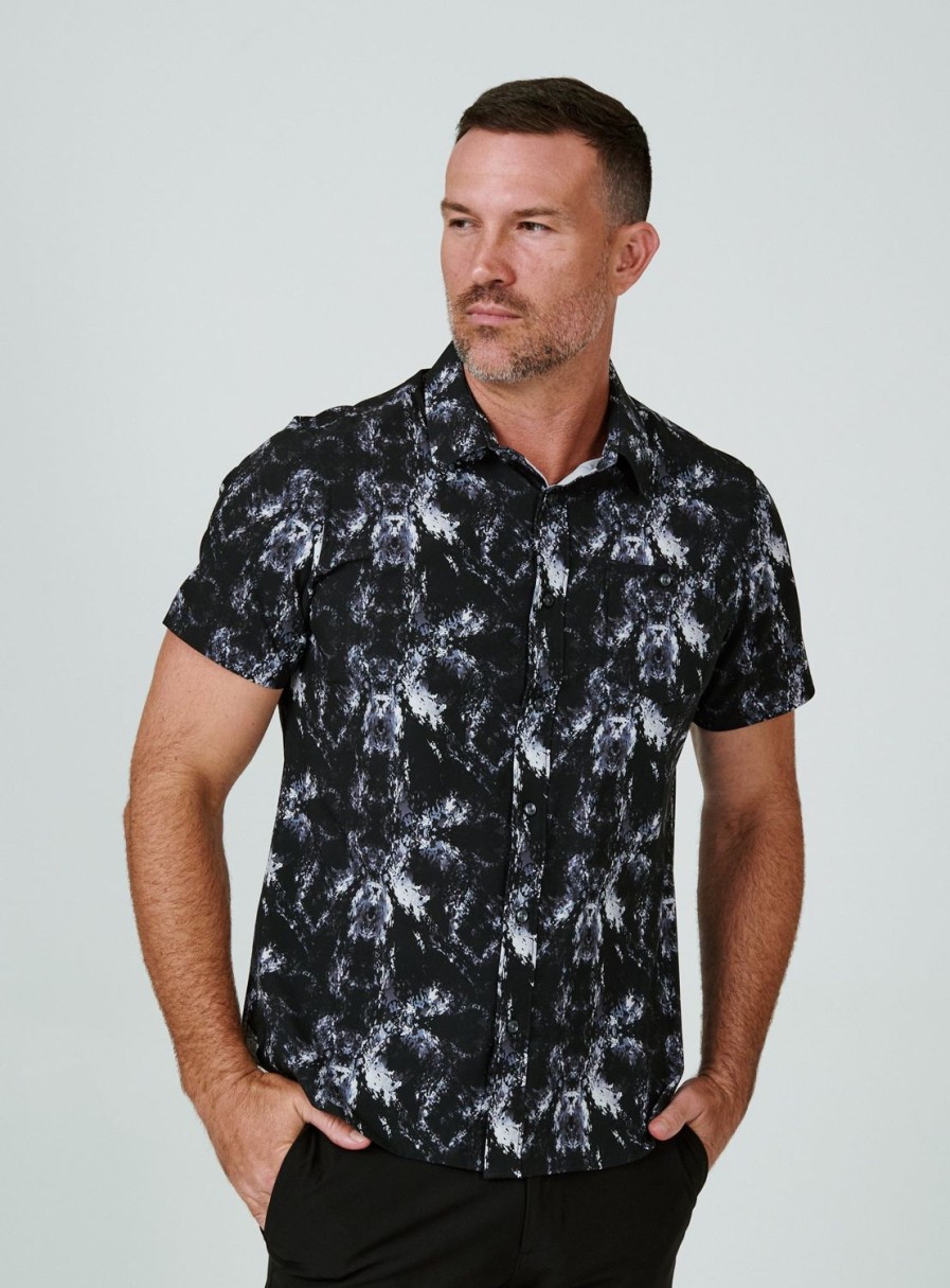 Men 7 Diamonds Short Sleeve | Krakn Remix Short Sleeve Shirt