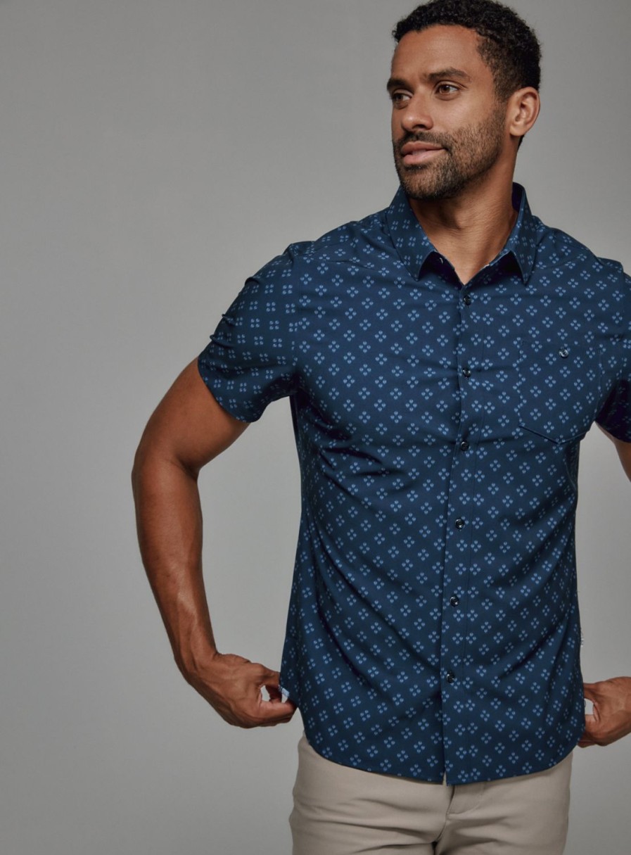 Men 7 Diamonds Short Sleeve | Bradford Short Sleeve Shirt