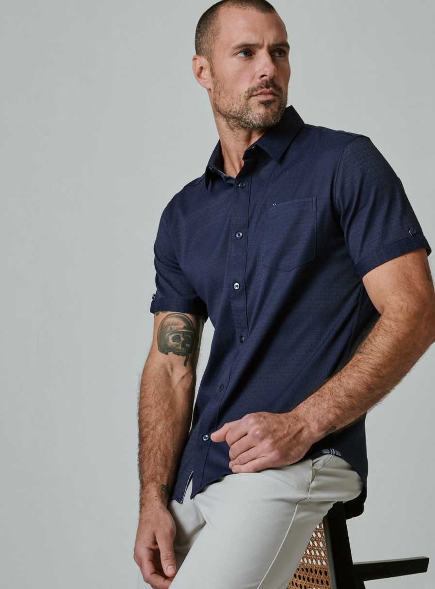 Men 7 Diamonds Short Sleeve | Pretzel Logic Short Sleeve Shirt