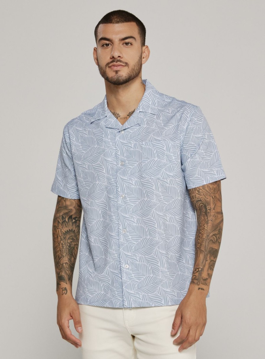 Men 7 Diamonds Short Sleeve | Ricco Camp Shirt | Null