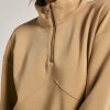 Women 7 Diamonds Pullovers | Rev Crop Quarter-Zip