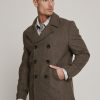 Men 7 Diamonds Jackets | Generation Wool Peacoat