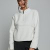 Women 7 Diamonds Pullovers | Cozy Quarter-Zip