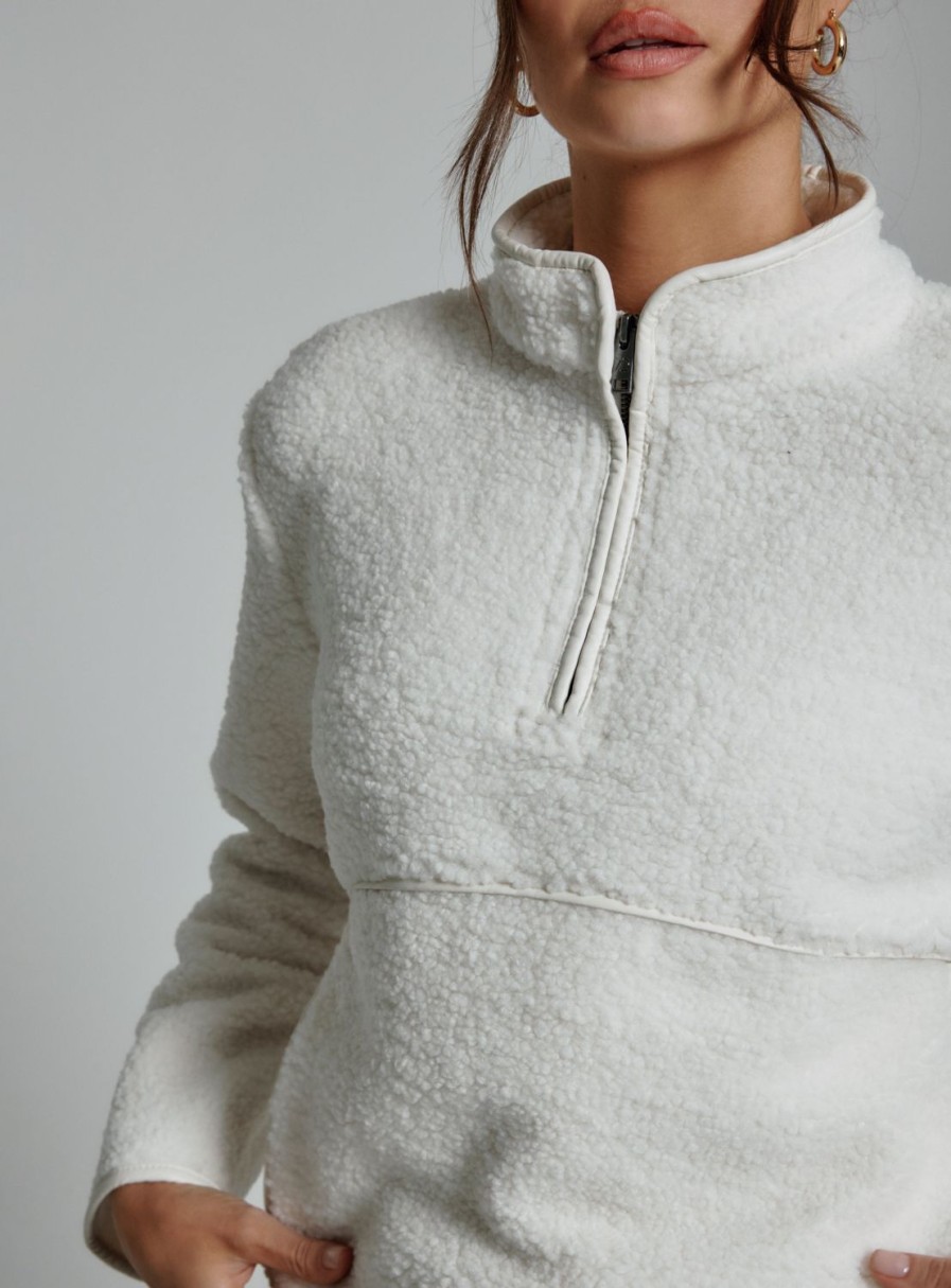 Women 7 Diamonds Pullovers | Cozy Quarter-Zip