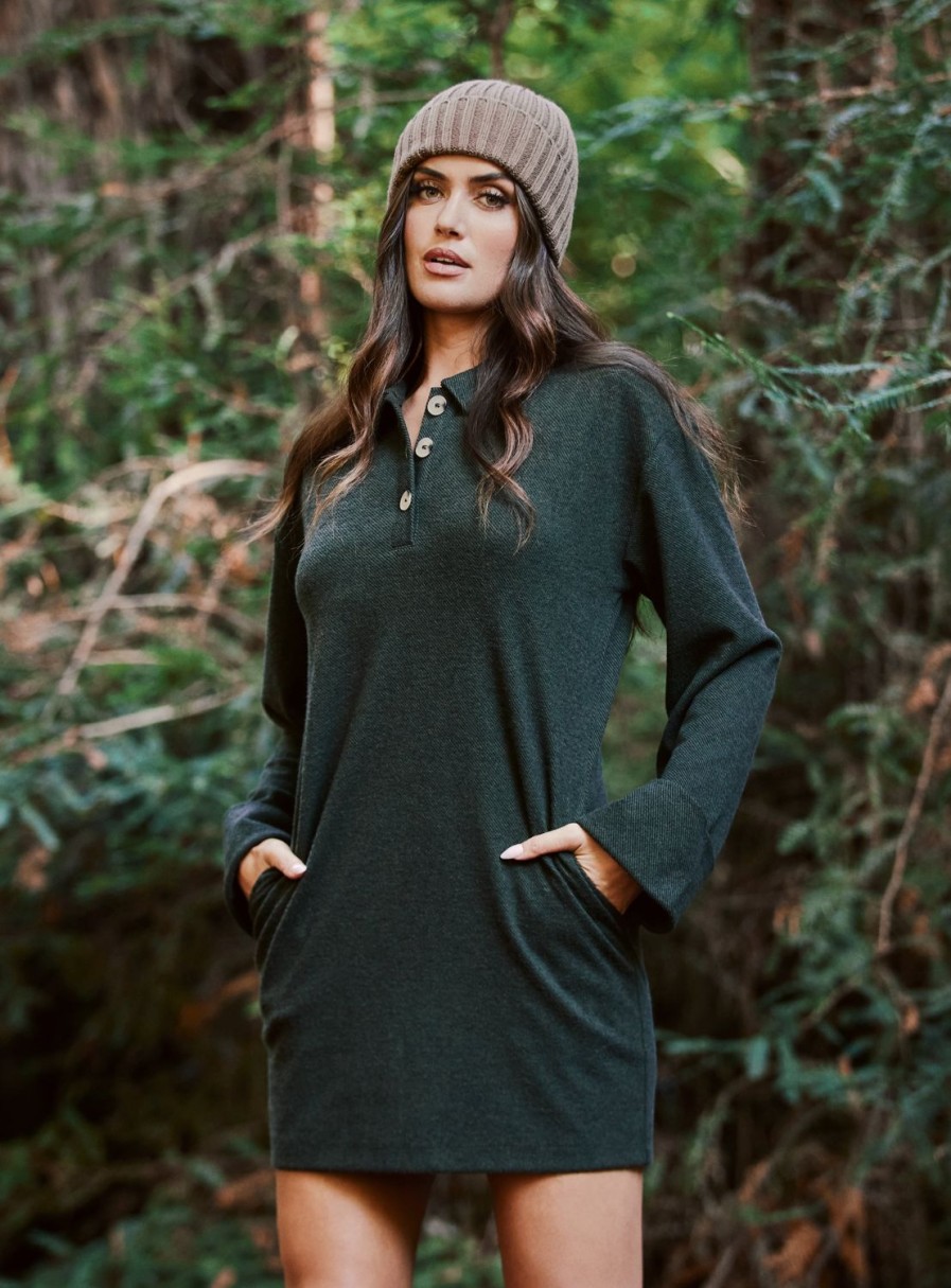 Women 7 Diamonds Mini | Generation Long Sleeve Dress