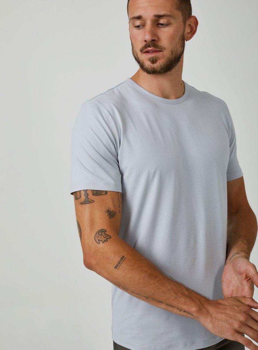 Men 7 Diamonds Tees & Henleys | Core Curved Hem Tee