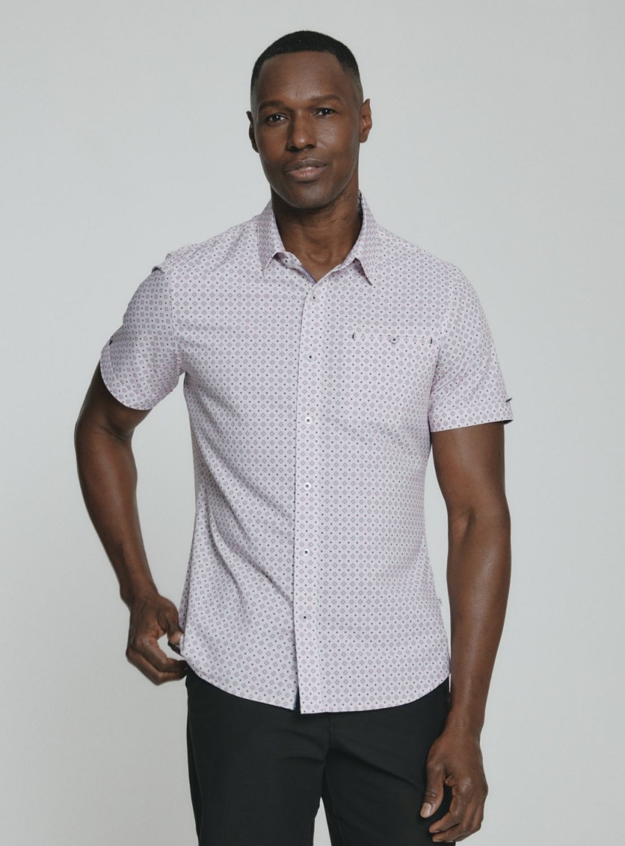 Men 7 Diamonds Short Sleeve | Lithos Short Sleeve Shirt