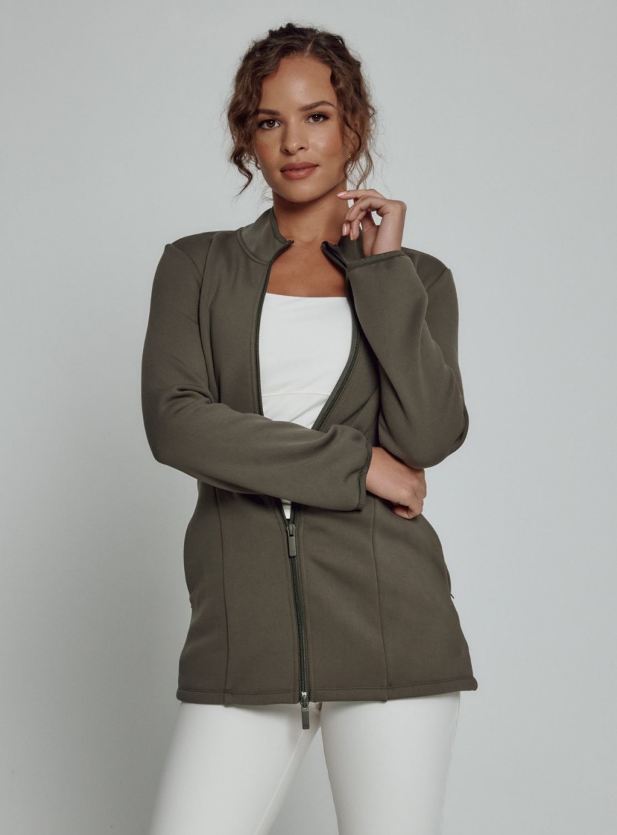 Women 7 Diamonds Jackets | Julien Longline Full-Zip Jacket