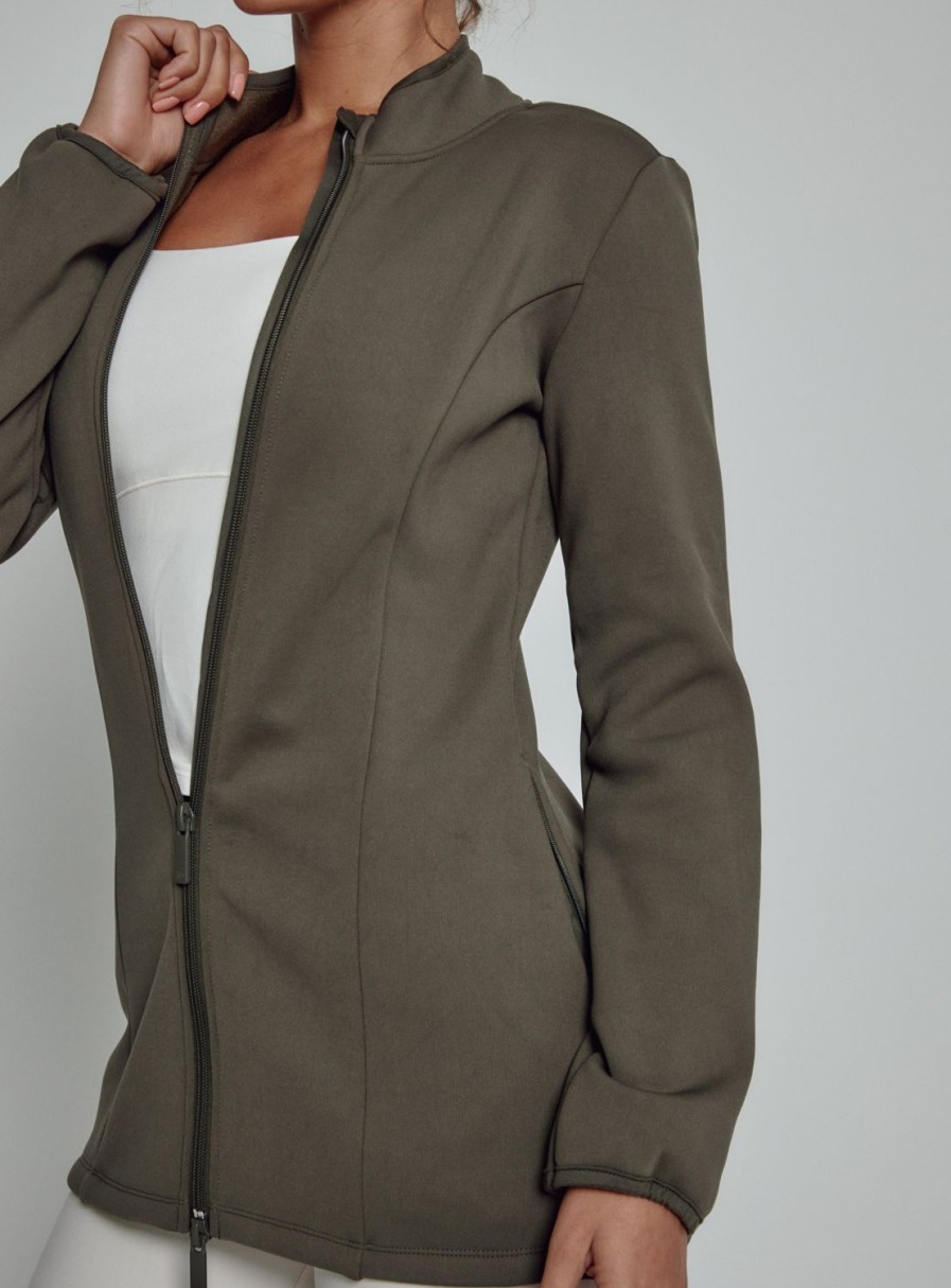 Women 7 Diamonds Jackets | Julien Longline Full-Zip Jacket