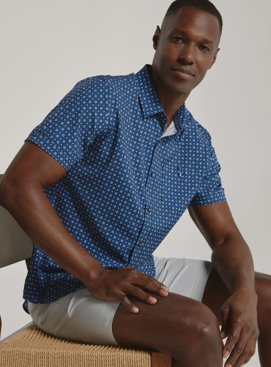 Men 7 Diamonds Short Sleeve | Roche Short Sleeve Shirt