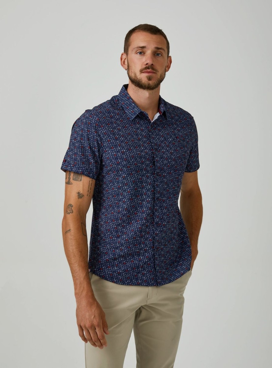 Men 7 Diamonds Short Sleeve | My Universe Short Sleeve Shirt