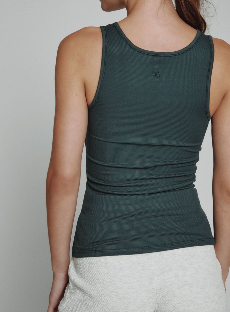 Women 7 Diamonds Tank | Core Ribbed Full Length Tank