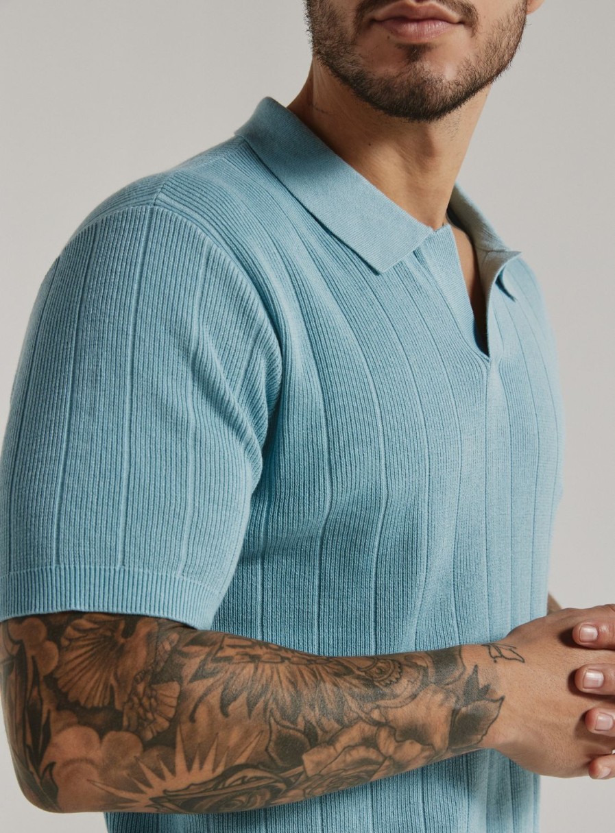 Men 7 Diamonds Polos | Yael Striped Sweater Polo