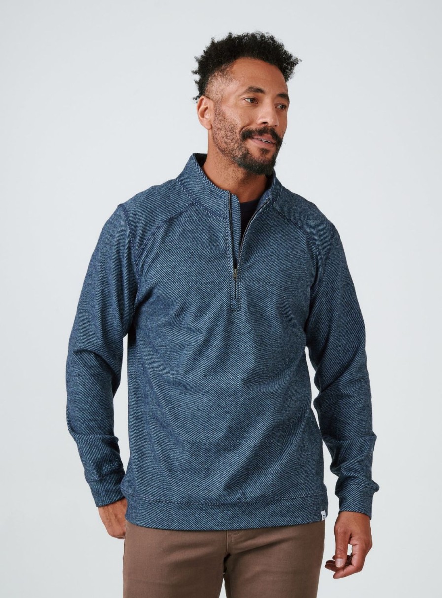 Men 7 Diamonds Pullovers | Generation Twill Quarter Zip Pullover