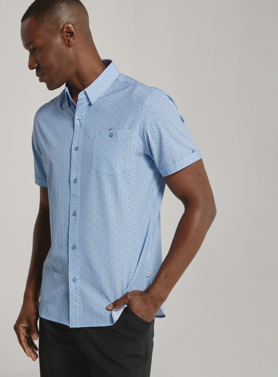 Men 7 Diamonds Short Sleeve | Ostin Short Sleeve Shirt