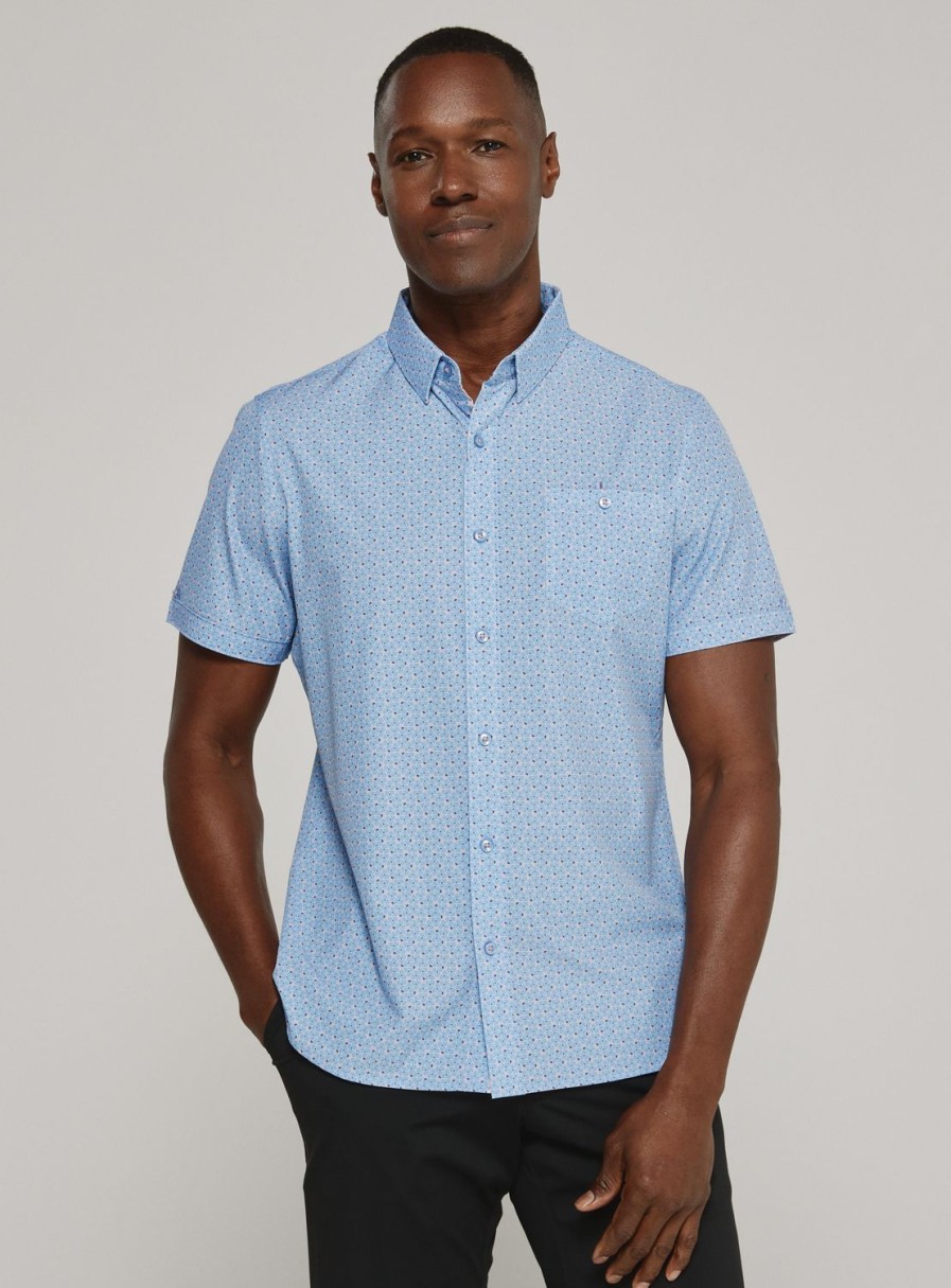 Men 7 Diamonds Short Sleeve | Ostin Short Sleeve Shirt