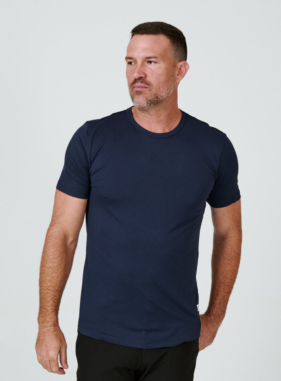 Men 7 Diamonds Tees & Henleys | Core Curved Hem Tee