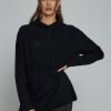 Women 7 Diamonds Hoodies | Sadie Longline Hoodie