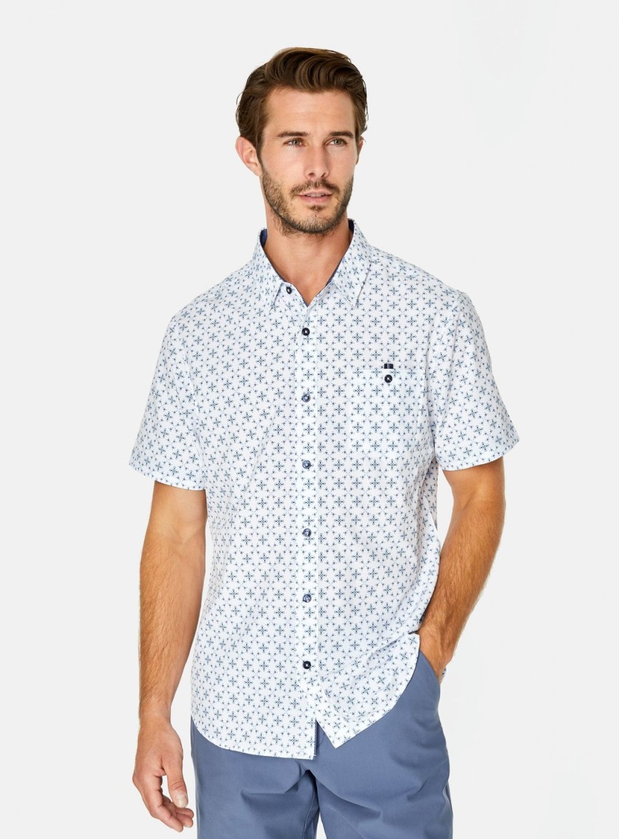 Men 7 Diamonds Short Sleeve | Floral Dance Short Sleeve Shirt