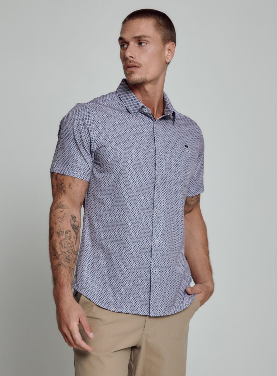 Men 7 Diamonds Short Sleeve | Santino Short Sleeve Shirt