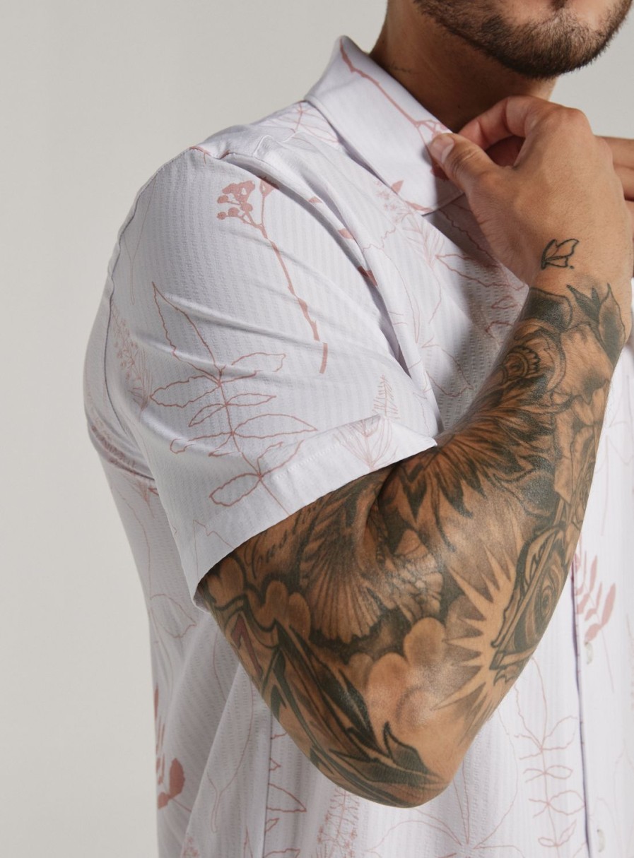 Men 7 Diamonds Short Sleeve | Ciro Camp Shirt