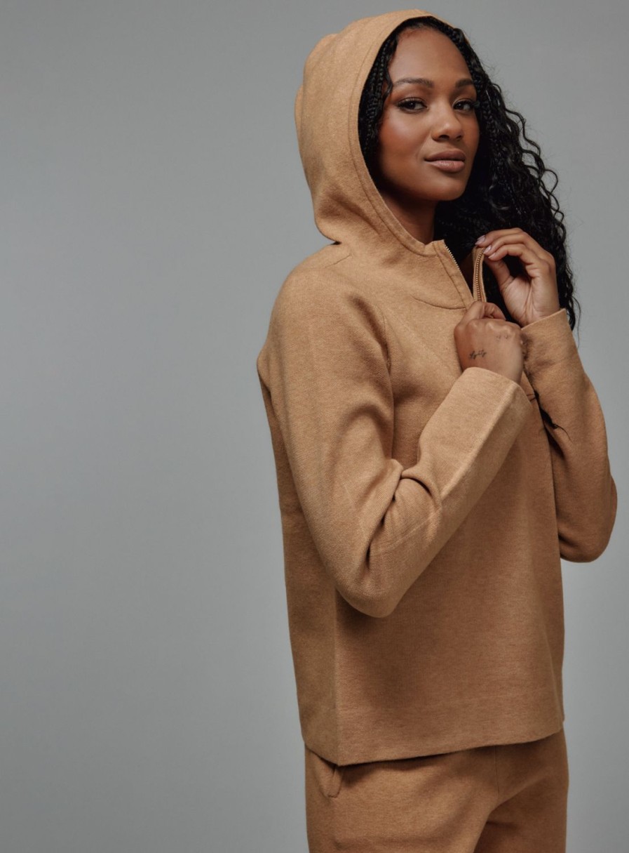 Women 7 Diamonds Hoodies | Zoe Half-Zip Hoodie