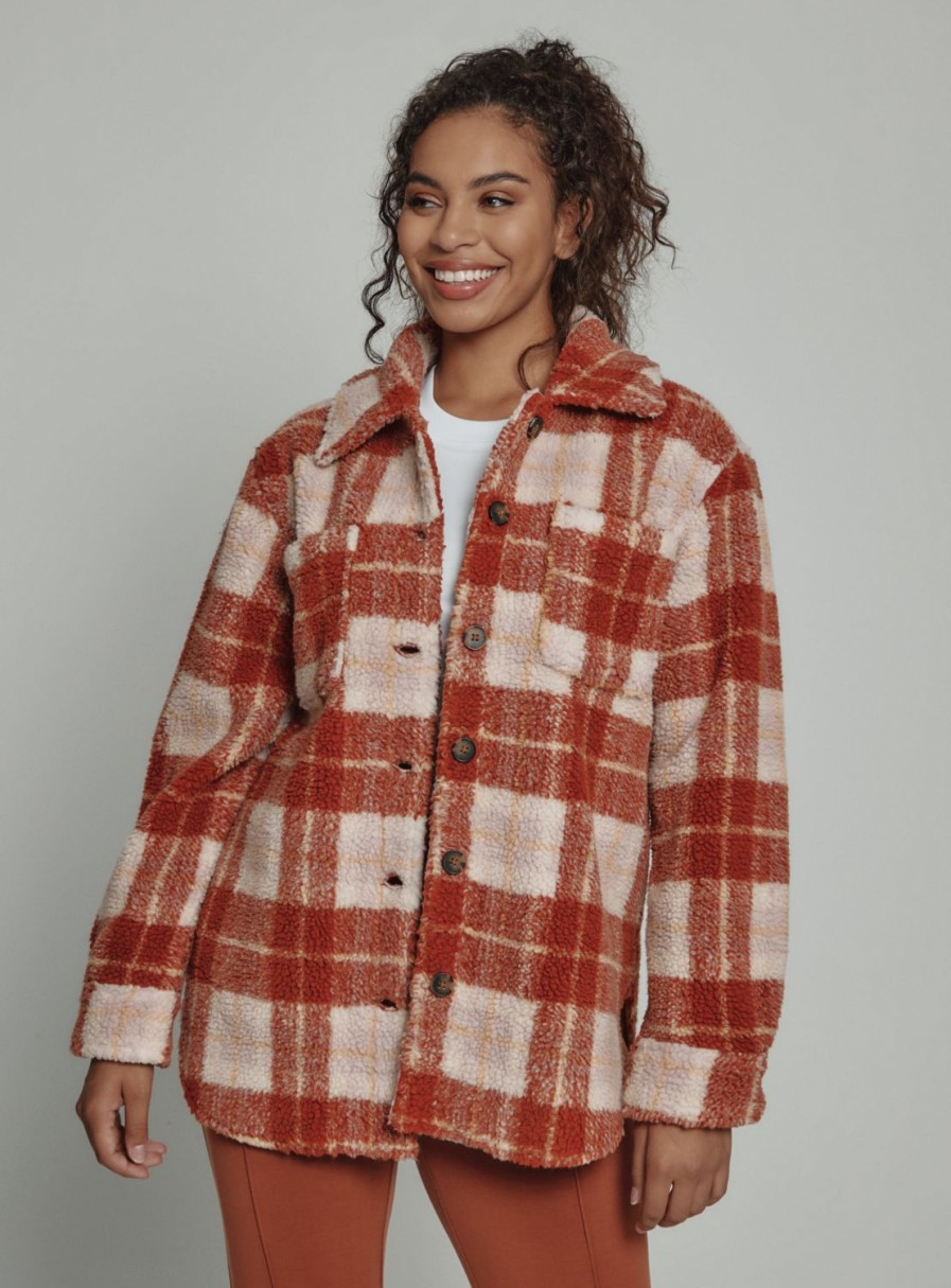 Women 7 Diamonds Jackets | Jordyn Plaid Shacket