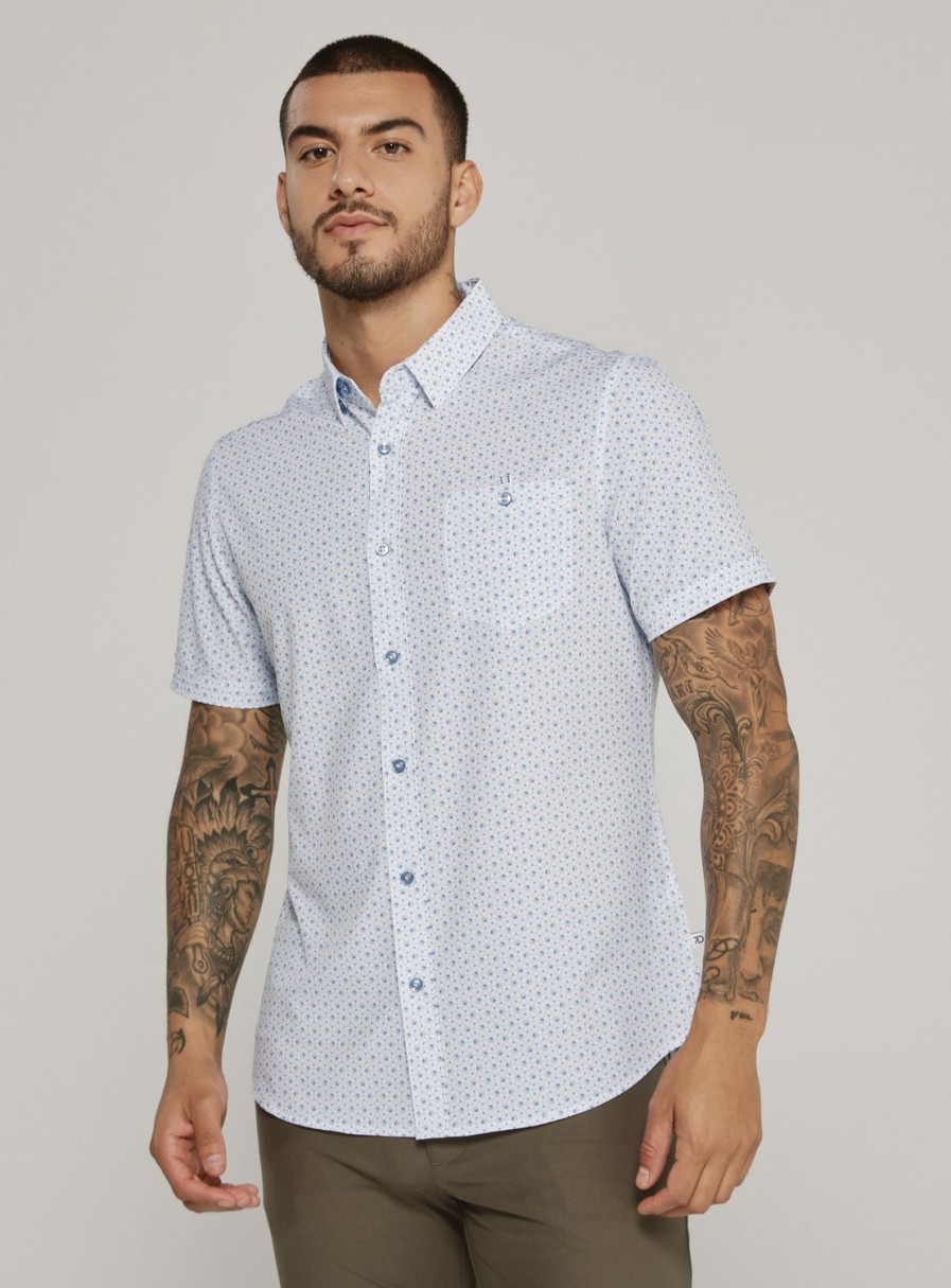 Men 7 Diamonds Short Sleeve | Ostin Short Sleeve Shirt