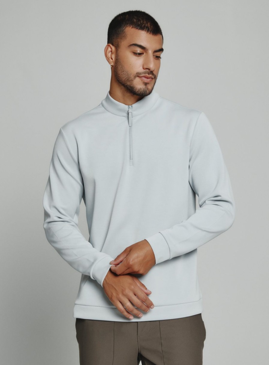 Men 7 Diamonds Pullovers | Rev Quarter-Zip