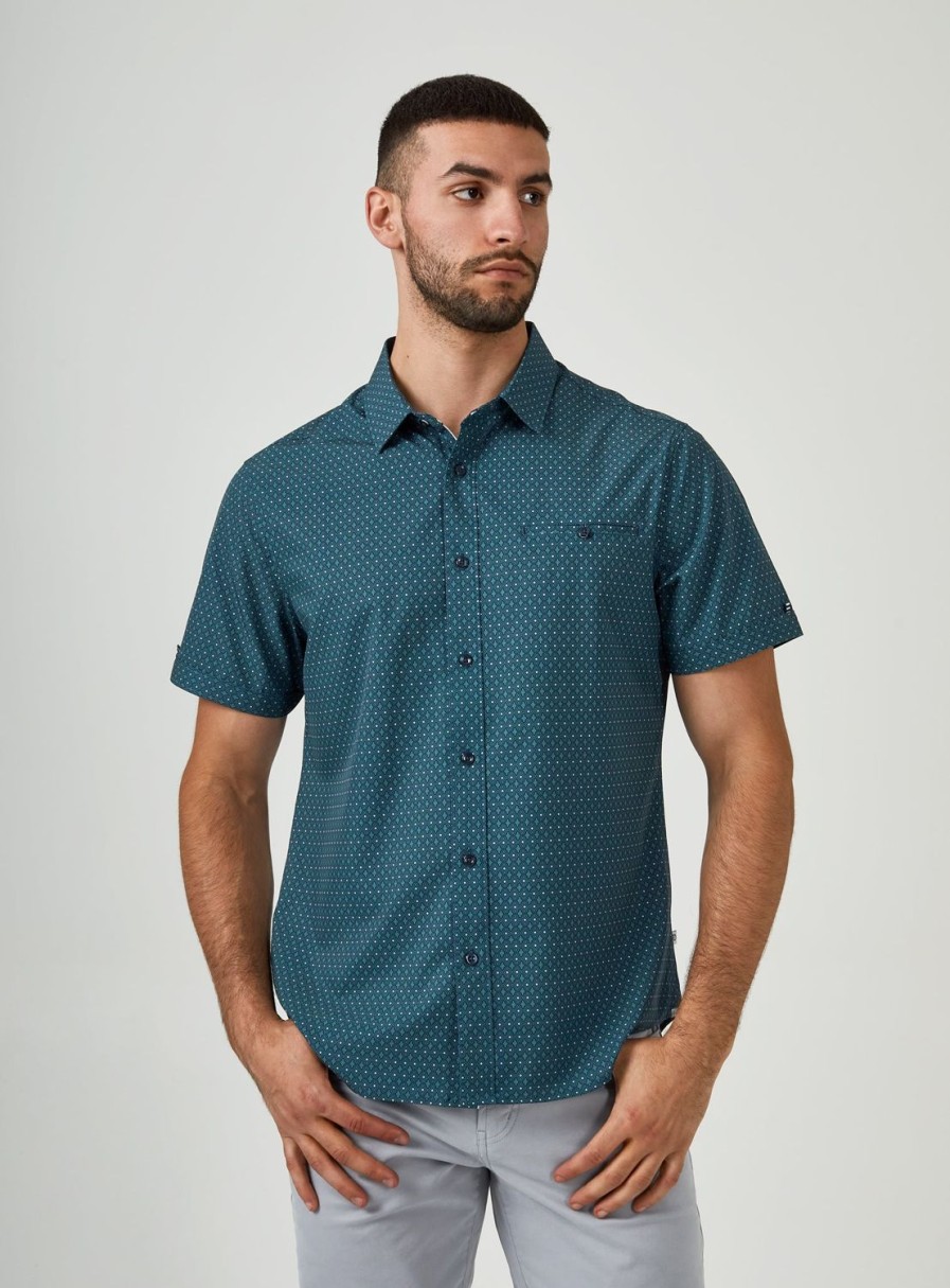 Men 7 Diamonds Short Sleeve | Medina Short Sleeve Shirt