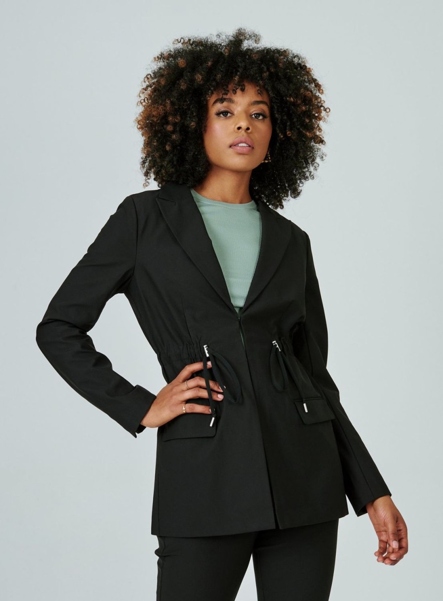 Women 7 Diamonds Blazers | Infinity Cinched Waist Blazer