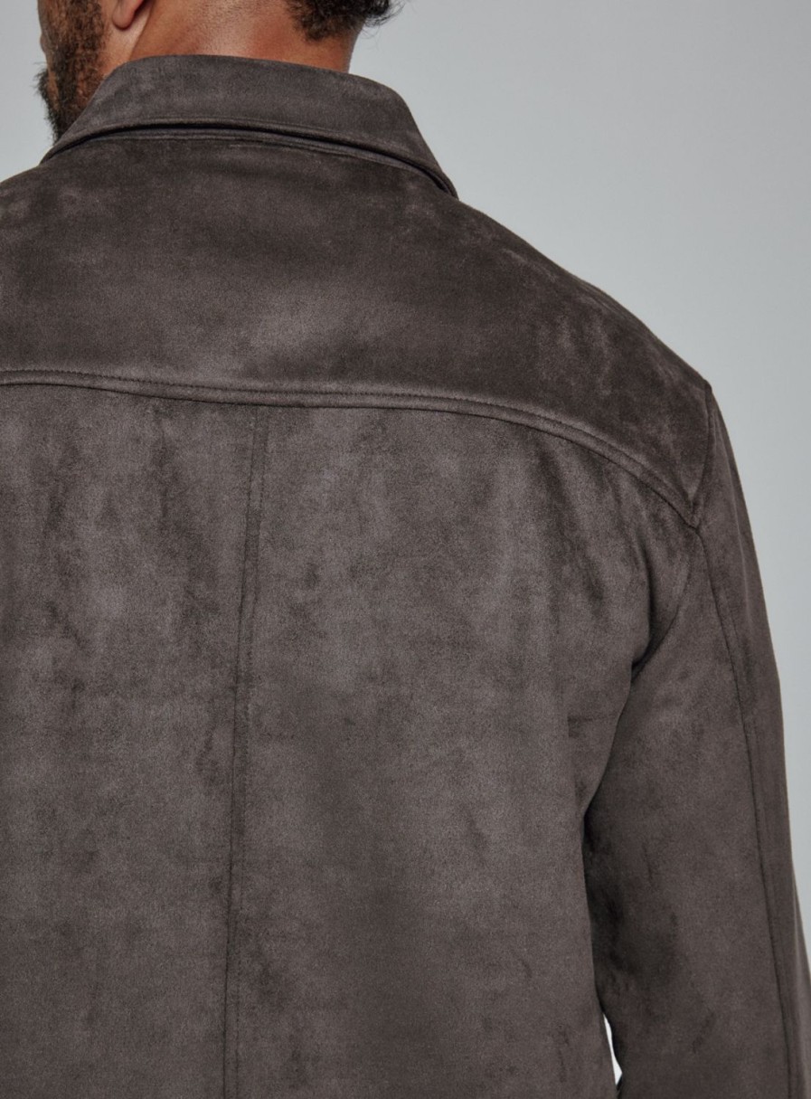 Men 7 Diamonds Jackets | Evolution Suede Shacket