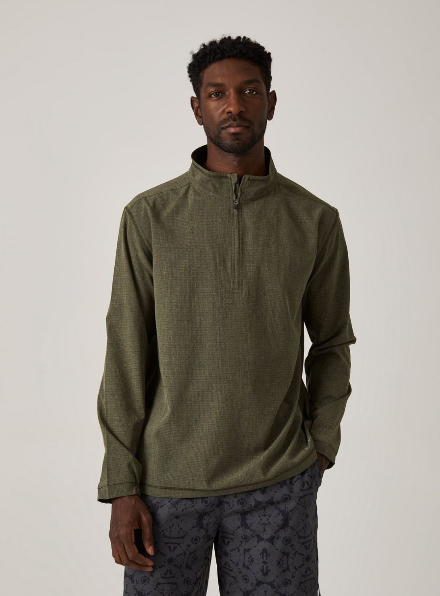 Men 7 Diamonds Pullovers | Oxygenate Quarter-Zip Pullover