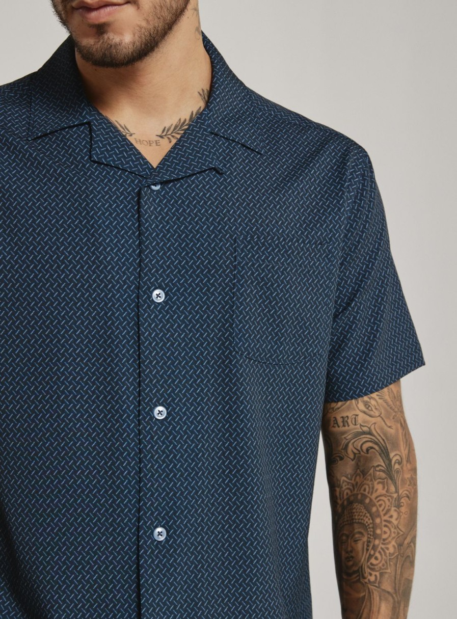 Men 7 Diamonds Short Sleeve | Callah Camp Shirt