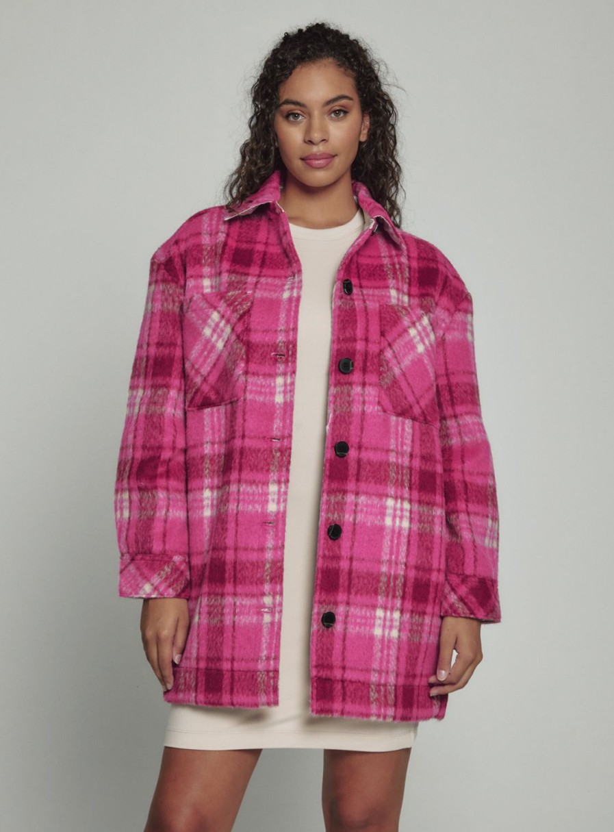 Women 7 Diamonds Jackets | Hayden Longline Shacket