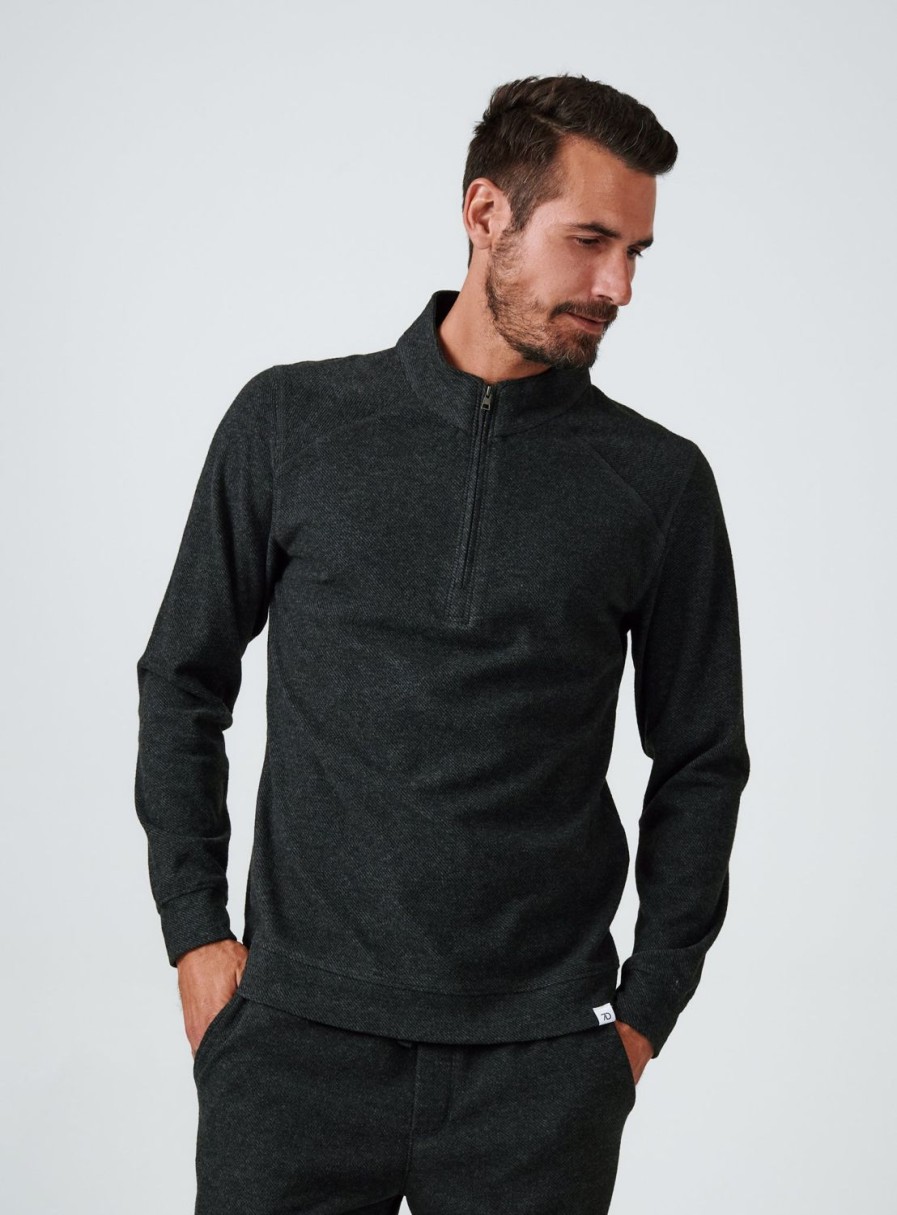 Men 7 Diamonds Pullovers | Generation Twill Quarter Zip Pullover