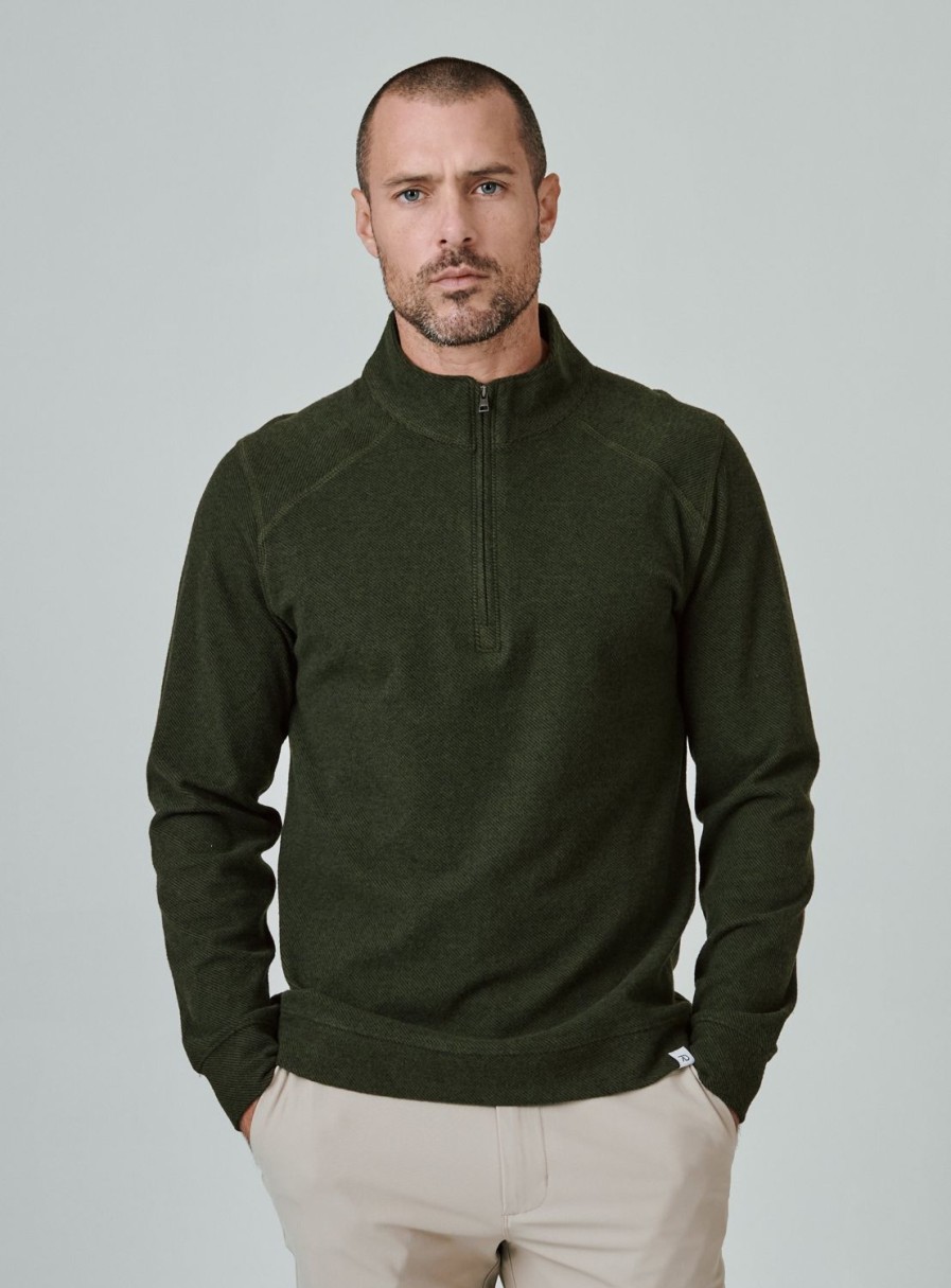 Men 7 Diamonds Pullovers | Generation Twill Quarter Zip Pullover