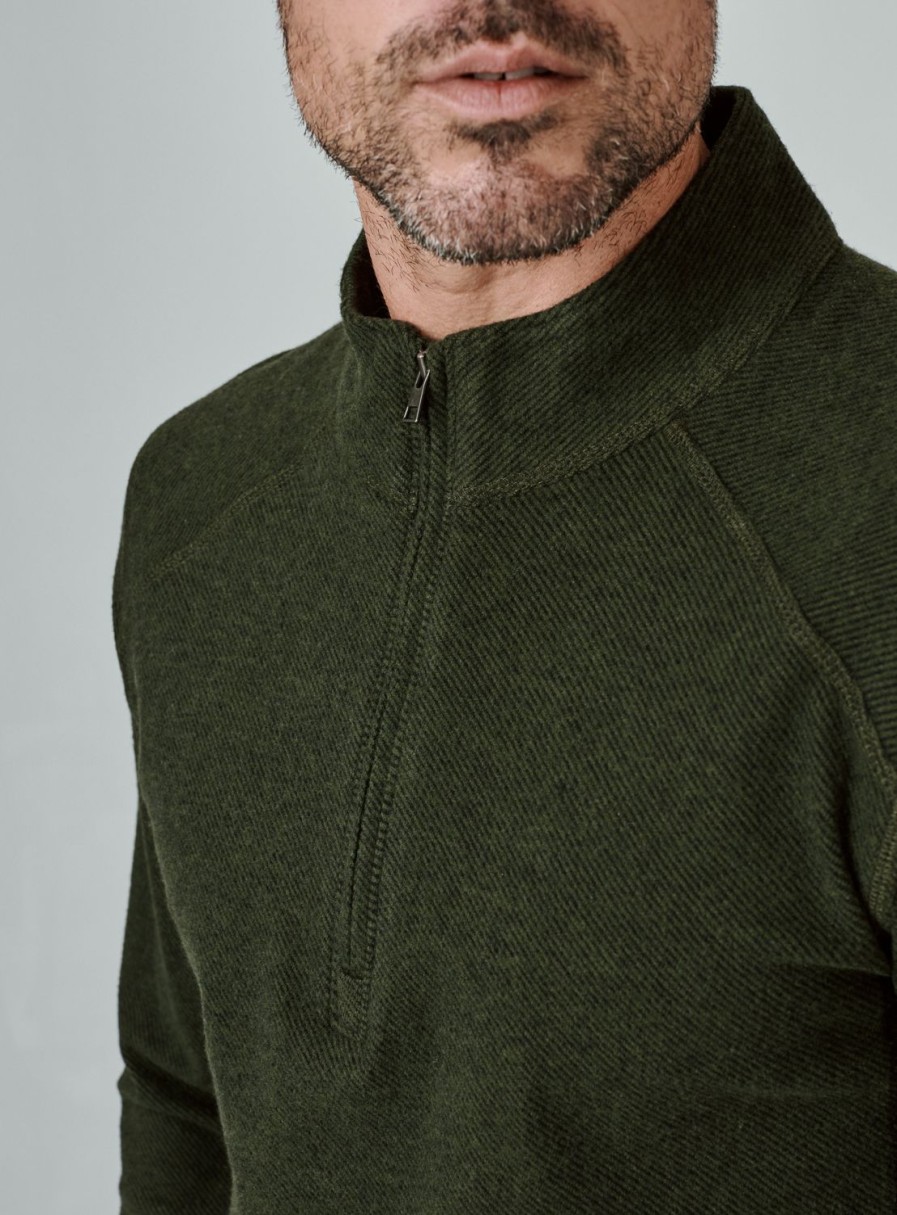 Men 7 Diamonds Pullovers | Generation Twill Quarter Zip Pullover