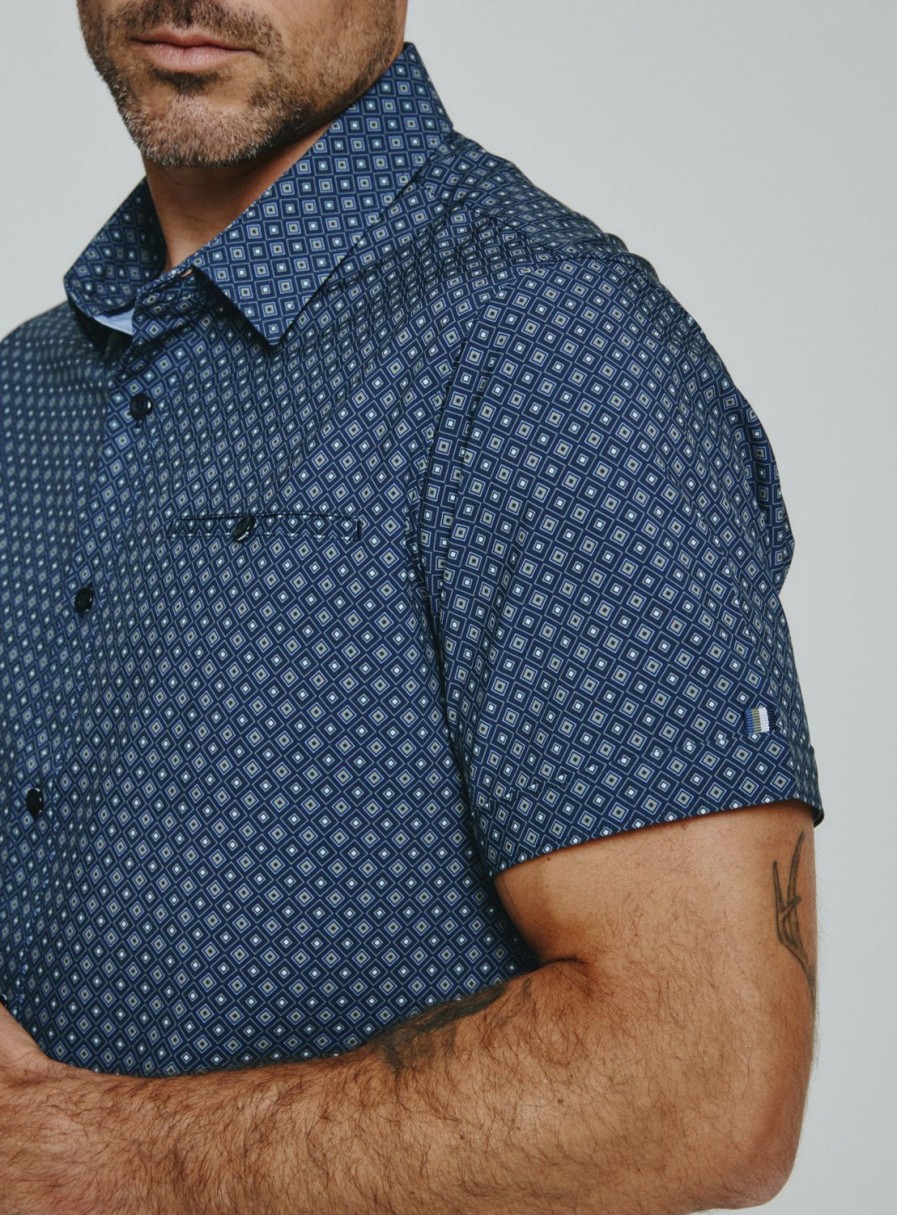 Men 7 Diamonds Short Sleeve | Lithos Short Sleeve Shirt