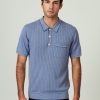 Men 7 Diamonds Polos | Enzo Striped Sweater Polo