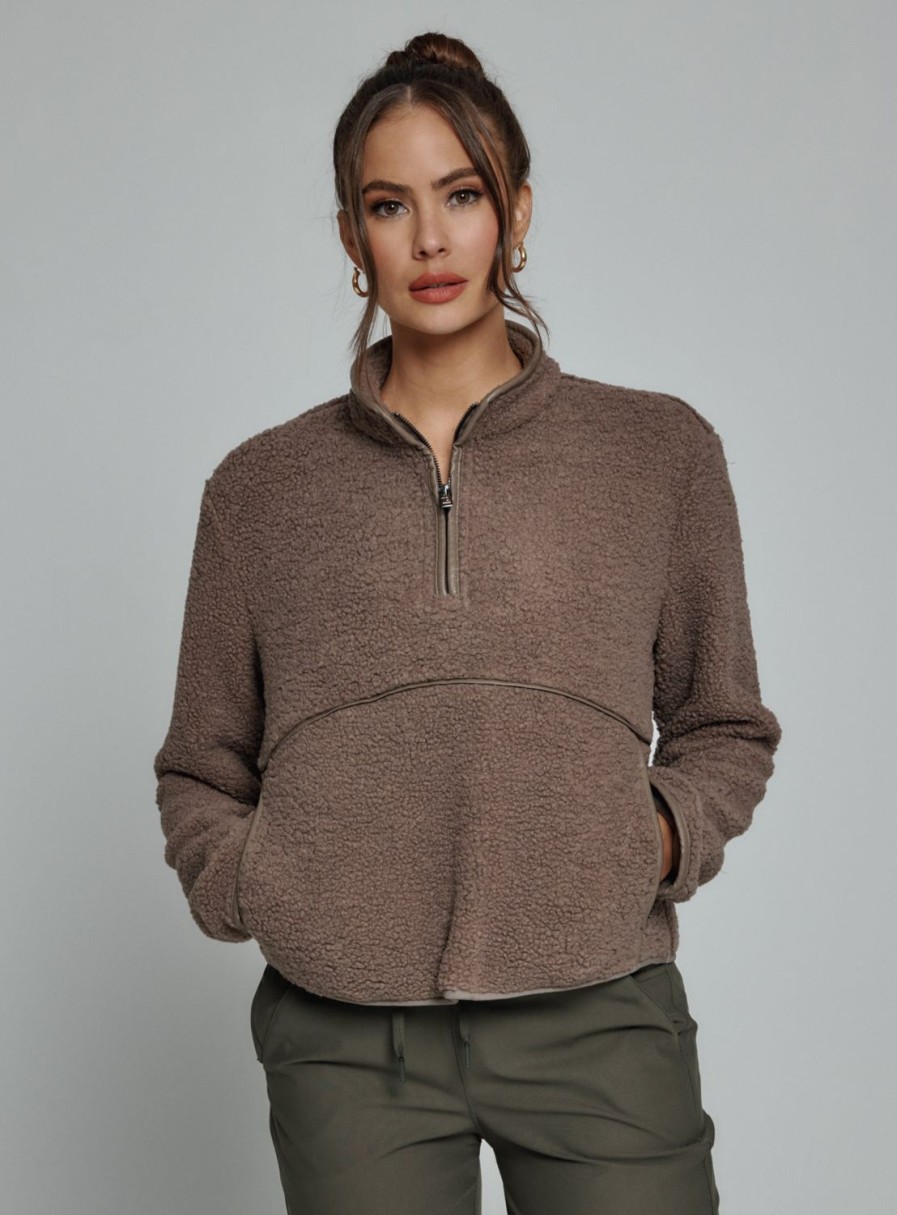 Women 7 Diamonds Pullovers | Cozy Quarter-Zip