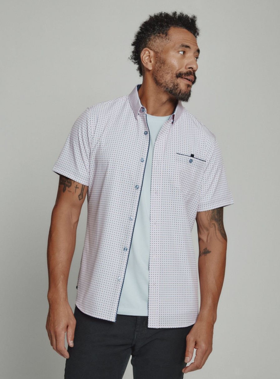 Men 7 Diamonds Short Sleeve | Monroe Short Sleeve Shirt