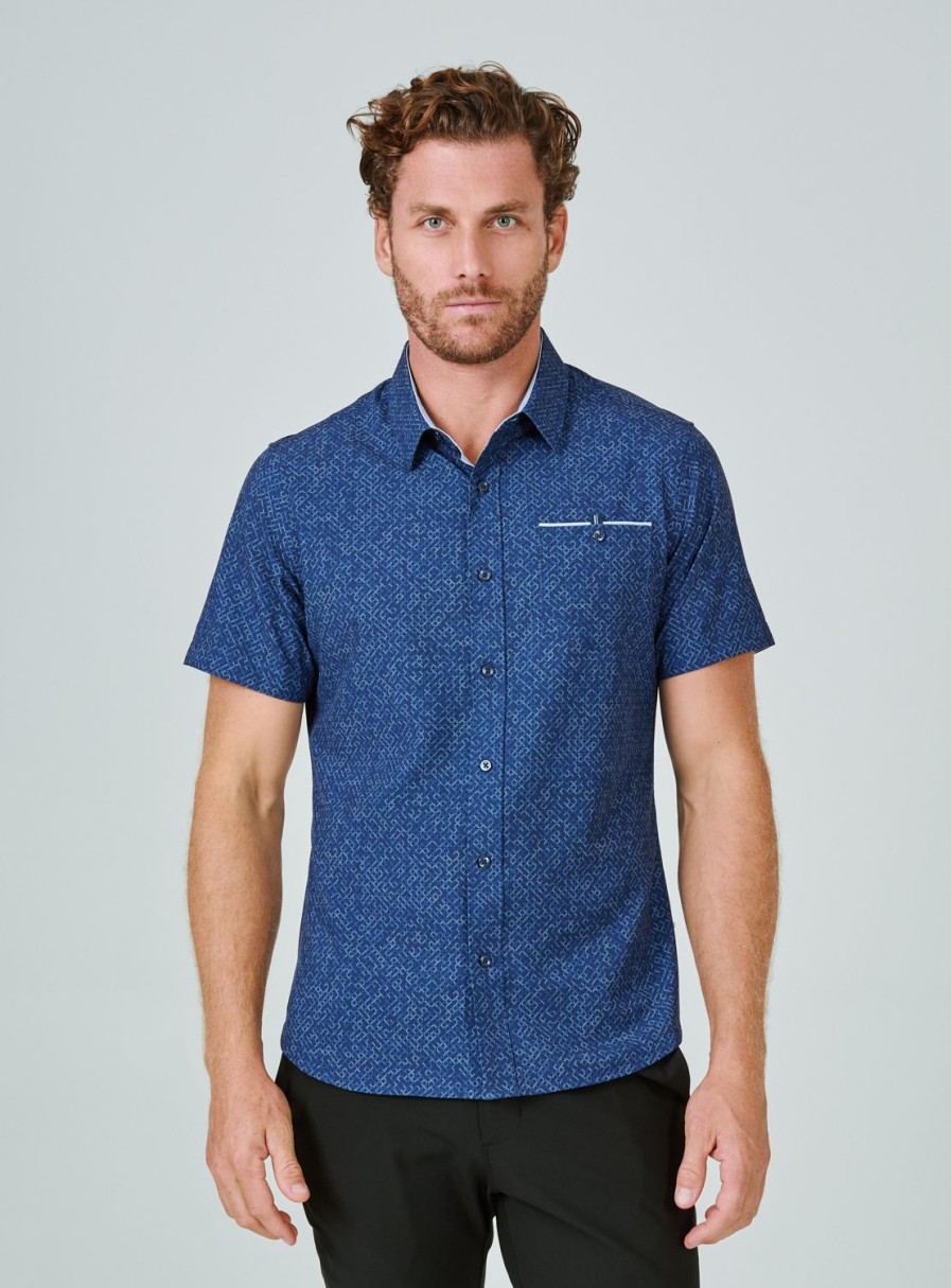 Men 7 Diamonds Short Sleeve | Dalton Short Sleeve Shirt