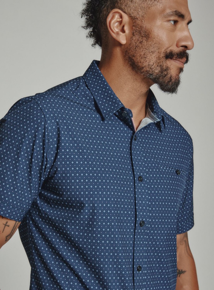 Men 7 Diamonds Short Sleeve | Medina Short Sleeve Shirt