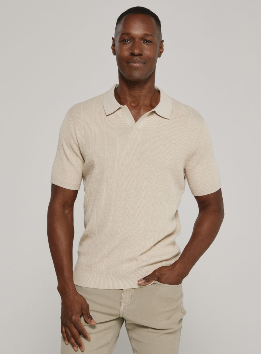 Men 7 Diamonds Polos | Yael Striped Sweater Polo