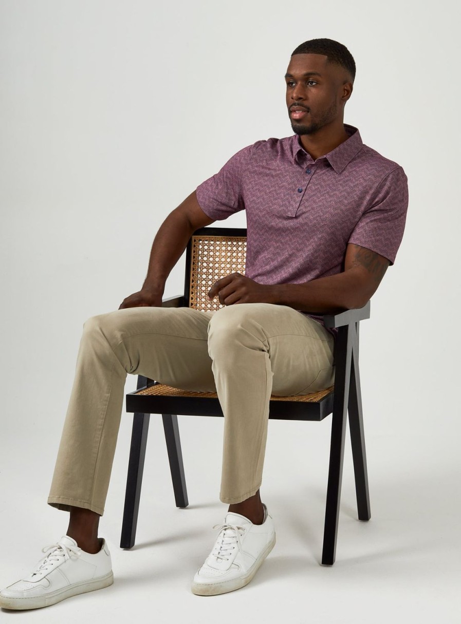 Men 7 Diamonds Polos | Tantalum Pima Polo