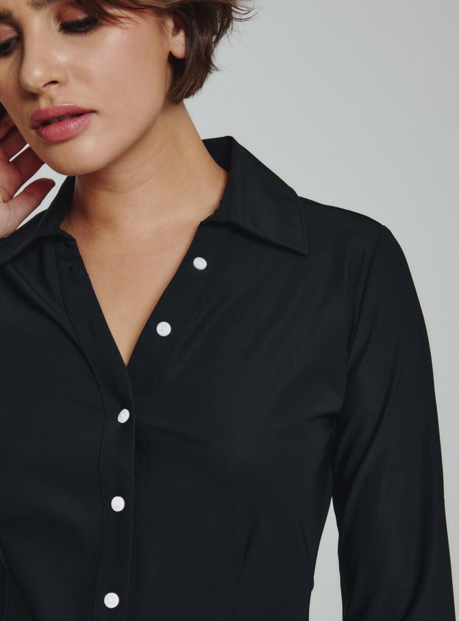 Women 7 Diamonds Long Sleeve | Luxe Blouse