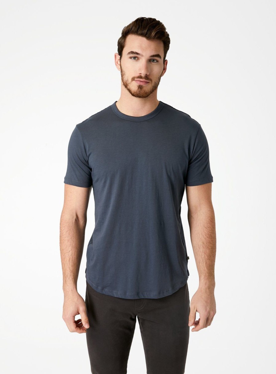 Men 7 Diamonds Tees & Henleys | Momento Curved Supima T-Shirt